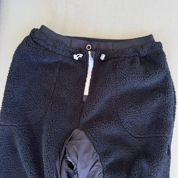 New Free People Sundown Fleece Joggers Wide Leg Pants FP Movement Black Small - Picture 5 of 10